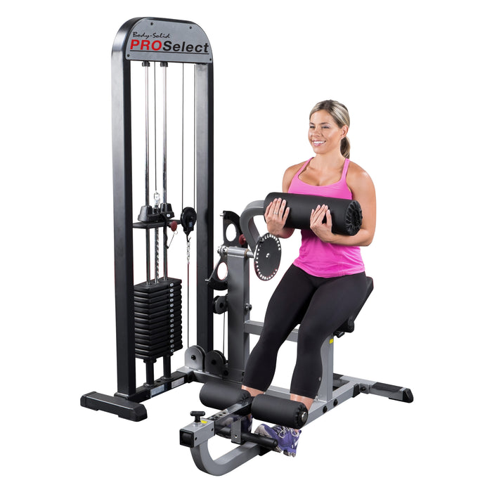 Body-Solid - Core GCAB-STK - PRO SELECT AB AND BACK SELECTORIZED, 210LB/310LB STACK