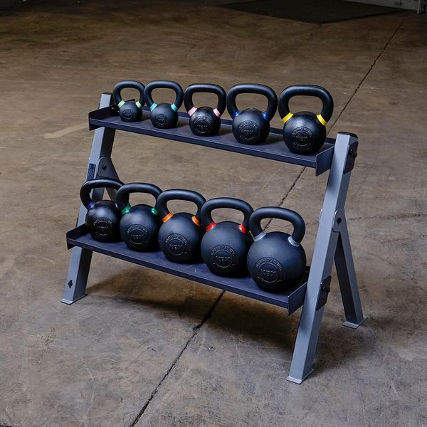 Body-Solid - Storage GDKR100B - Dumbell/Kettlebell Rack