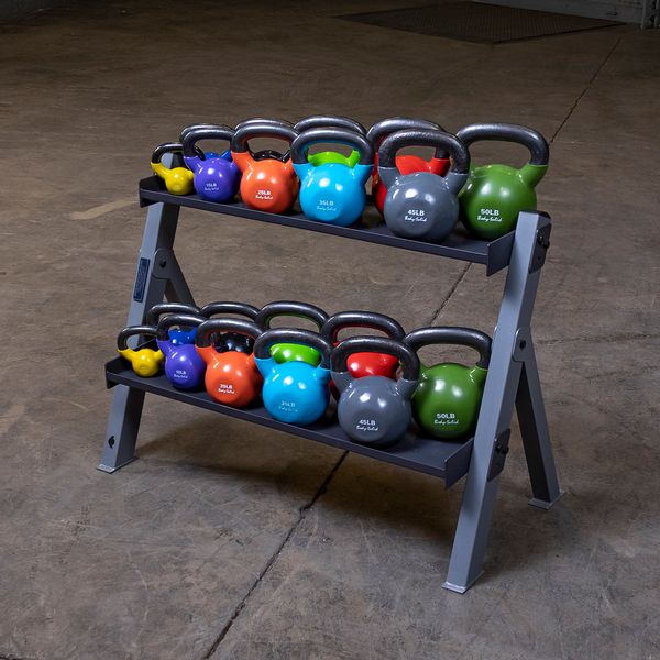 Body-Solid - Storage GDKR100B - Dumbell/Kettlebell Rack