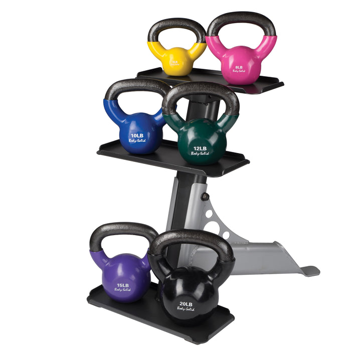 Body-Solid - Storage GDKR50B - Dumbell/Kettlebell Rack Black