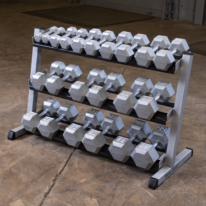 Body-Solid - Storage GDR48B - 3 Tier Vertical Dumbell Rack