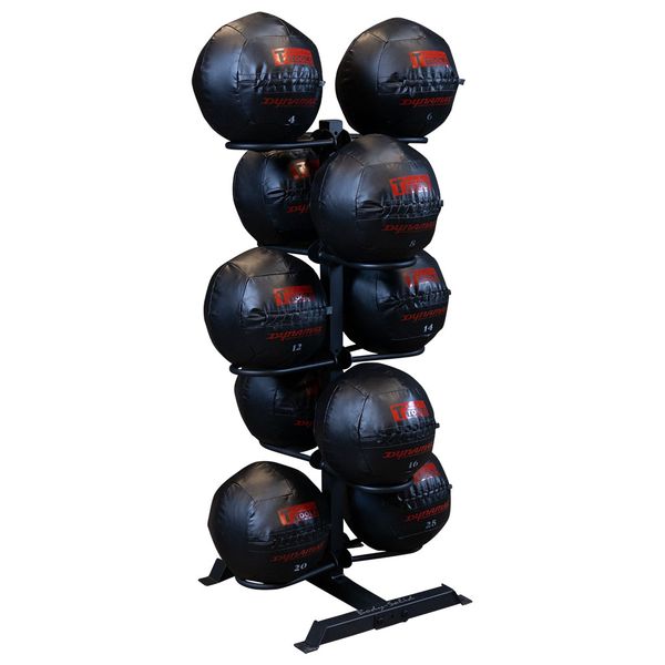 Body-Solid -Storage GMR20 - Wall Ball, Medicine Ball Rack Holds 10