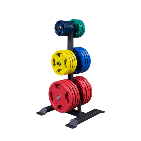 Body-Solid - Storage GWT56 - Olympic Weight Tree and Bar Holder