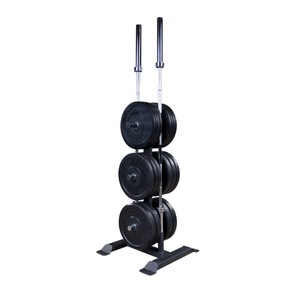 Body-Solid - Storage GWT56 - Olympic Weight Tree and Bar Holder